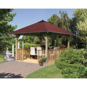 LESENA VRTNA HIŠKA - KARIBU PAVILION CORDOBA 289X297X289