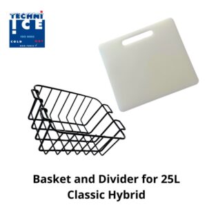 Pregrada in košara za skrinjo/hladilnik TECHNI ICE CH25 Classic Hybrid